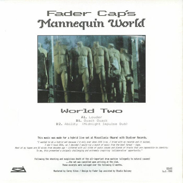 Fader Cap : World Two (12", Ltd)