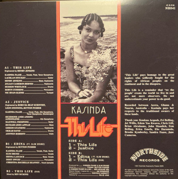 Kasinda Faase : This Life (12", EP, Ltd)
