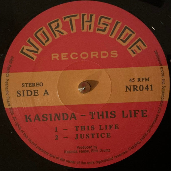 Kasinda Faase : This Life (12", EP, Ltd)
