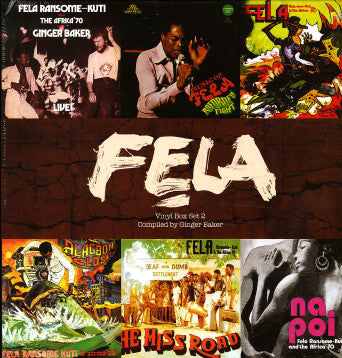 Fela Kuti : Vinyl Box Set 2 (LP, Album, RE + LP, Album, RE + LP, Album, RE + LP)