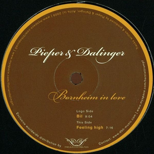 Basti Pieper & Florian Dalinger : Bornheim In Love (12")