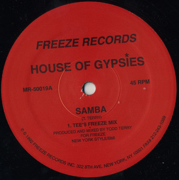 House Of Gypsies : Samba / Kool Life (12")