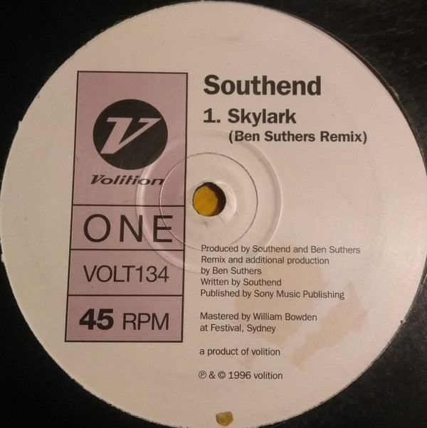 South End : Skylark / Weakness (12")