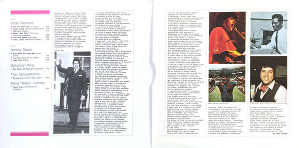 Little Richard / Jimmy Reed / Solomon King / The Temptations (2) / Dave "Baby" Cortez : Little Richard / Jimmy Reed / Solomon King / The Temptations / Dave "Baby" Cortez (LP, Comp, Gat)