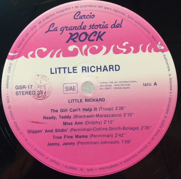 Little Richard / Jimmy Reed / Solomon King / The Temptations (2) / Dave "Baby" Cortez : Little Richard / Jimmy Reed / Solomon King / The Temptations / Dave "Baby" Cortez (LP, Comp, Gat)