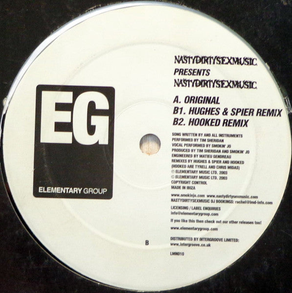 NastyDirtySexMusic : NastyDirtySexMusic (12")