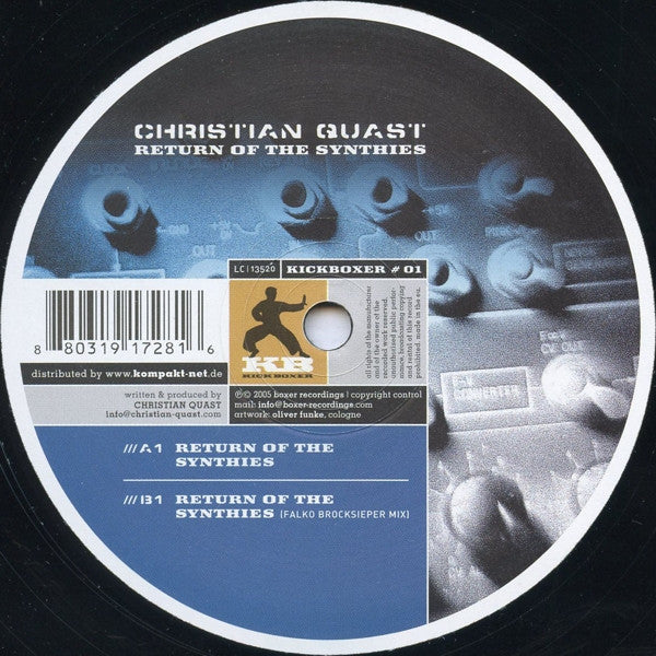 Christian Quast : Return Of The Synthies (12")