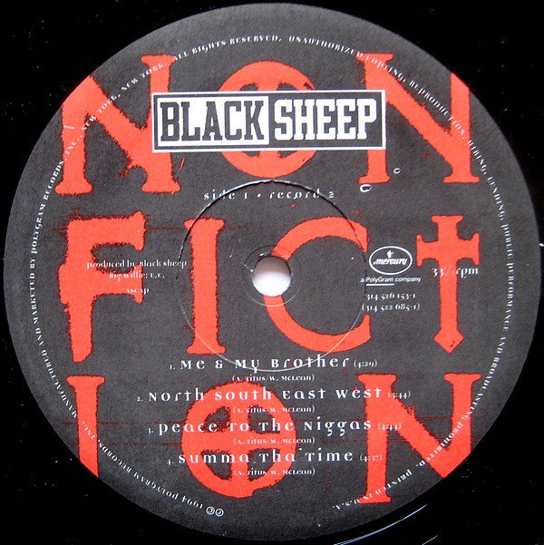 Black Sheep : Non-Fiction (2xLP, Album)