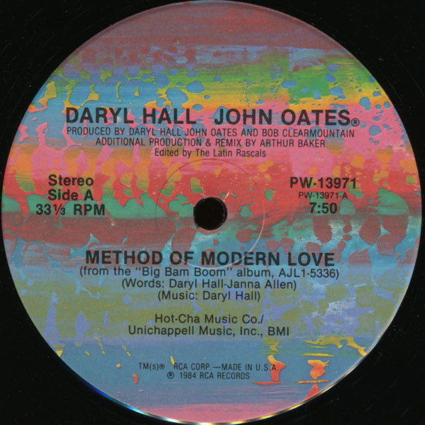 Daryl Hall & John Oates : Method Of Modern Love (12")