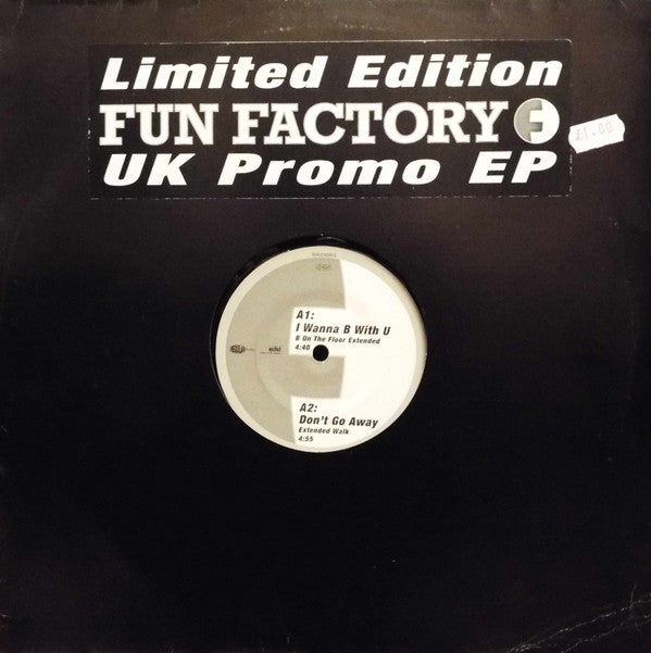 Fun Factory : UK Promo EP (12", EP, Ltd, Promo)