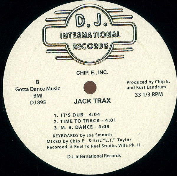 Chip E. : Jack Trax (12", RE)