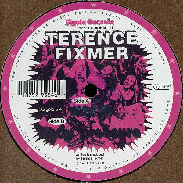 Terence Fixmer : Warm / Body Pressure (12")