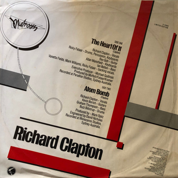 Richard Clapton : The Heart Of It (12", Single, Ltd)