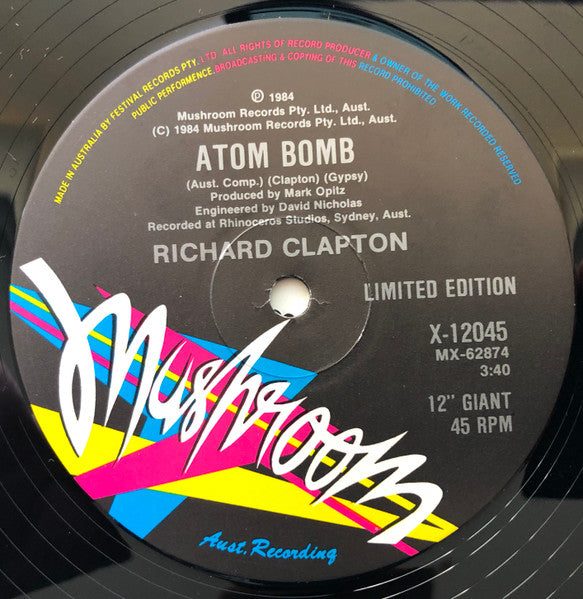 Richard Clapton : The Heart Of It (12", Single, Ltd)