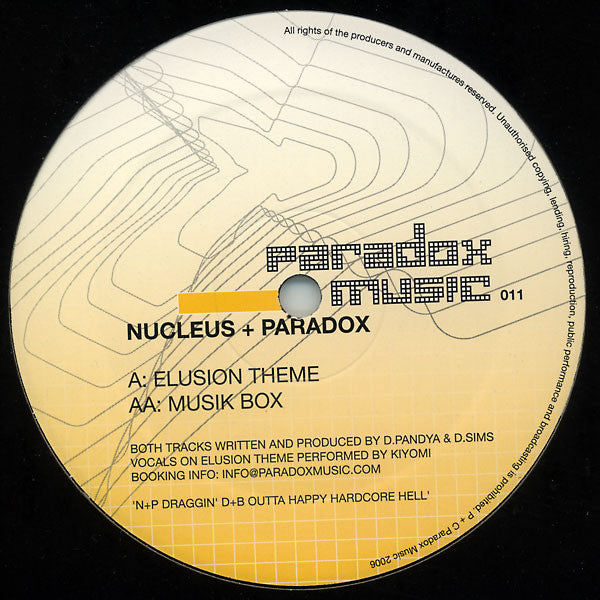 Nucleus & Paradox : Elusion Theme / Musik Box (12")