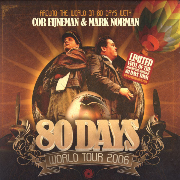 Cor Fijneman & Mark Norman : Around The World In 80 Days With Cor Fijneman & Mark Norman (12", Ltd)