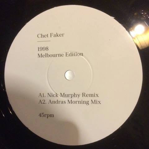 Chet Faker : 1998 (Melbourne Edition) (12", Ltd, Num)