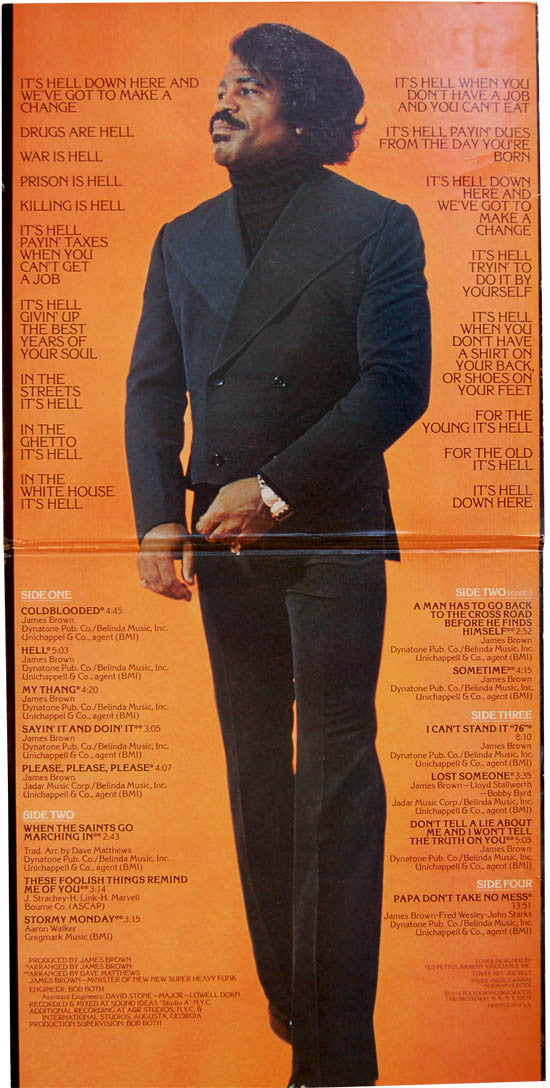 James Brown : Hell (2xLP, Album, All)