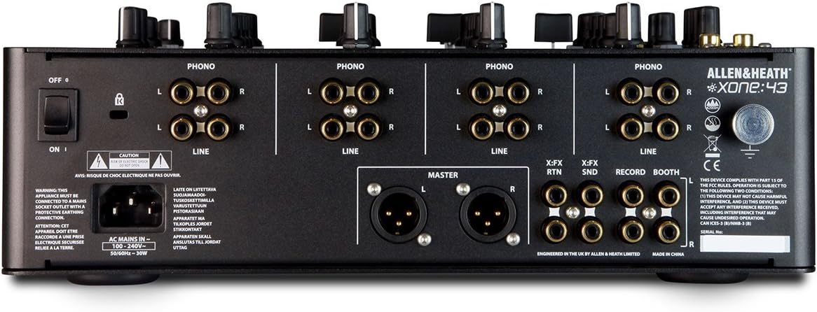 Allen & Heath Xone:43 — 4+1 Channel Analogue DJ Mixer