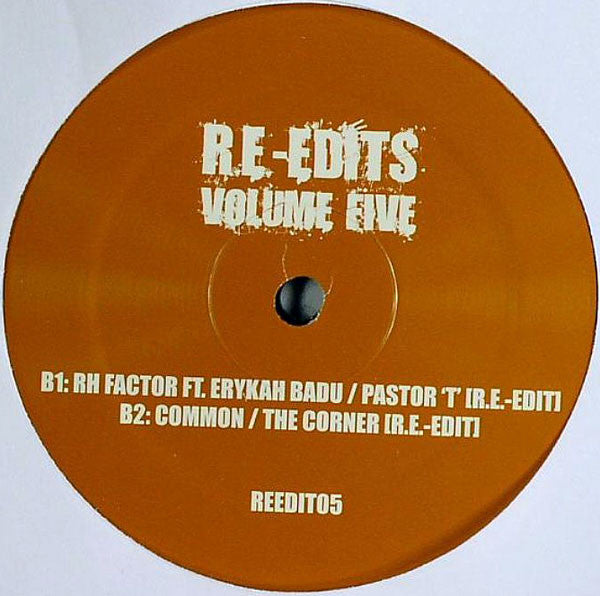 Various : R.E.-Edits Volume Five (12", Unofficial)