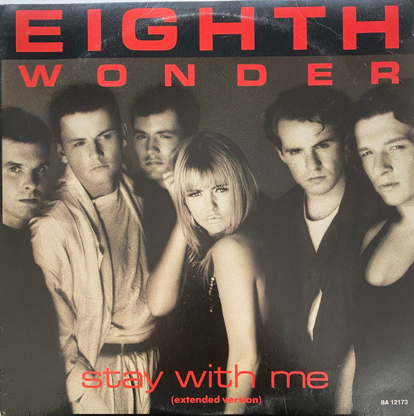 Eighth Wonder : Stay With Me (Extended Version) (12", Promo)