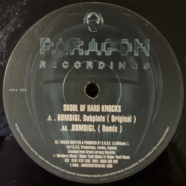 Skool Of Hard Knocks : Bomdigi (12")