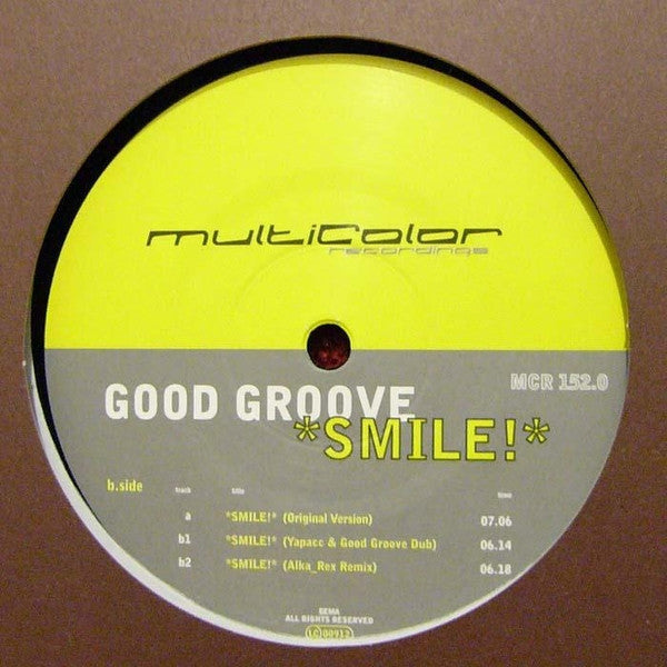 Good Groove : Smile! (12")
