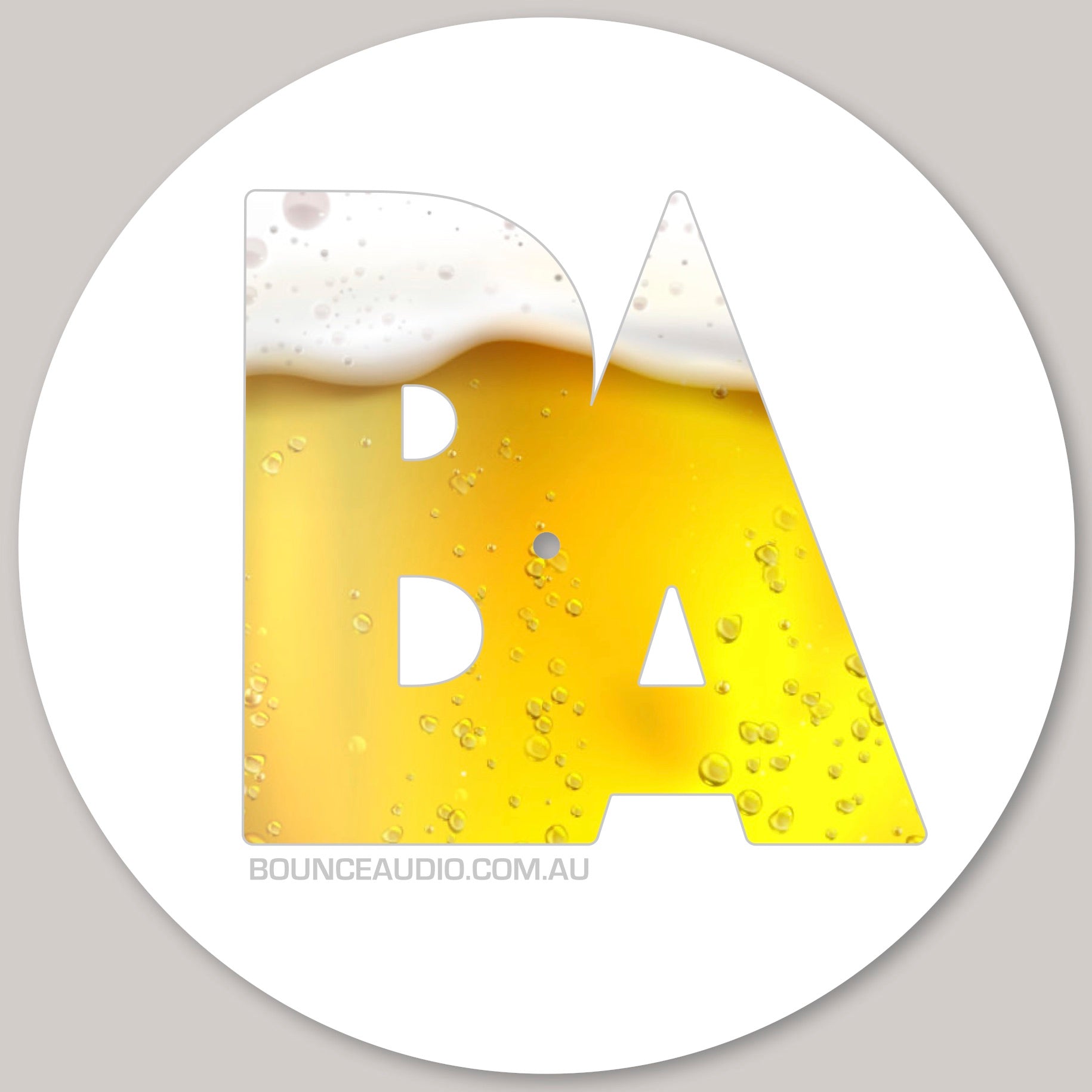 Bounce Audio BEER Goggles Slipmat - White