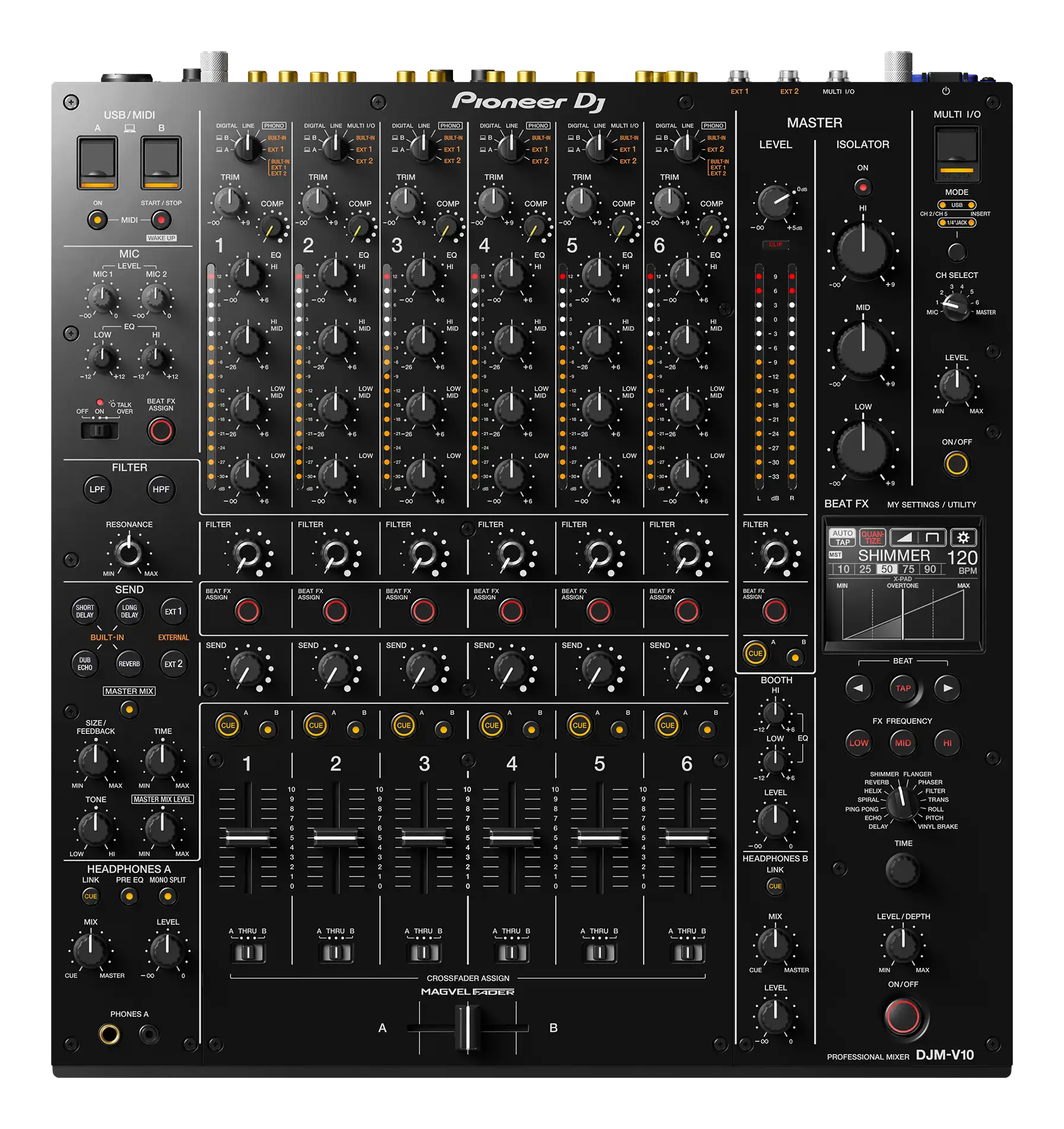Pioneer DJM V10 6-Channel Professional Mixer