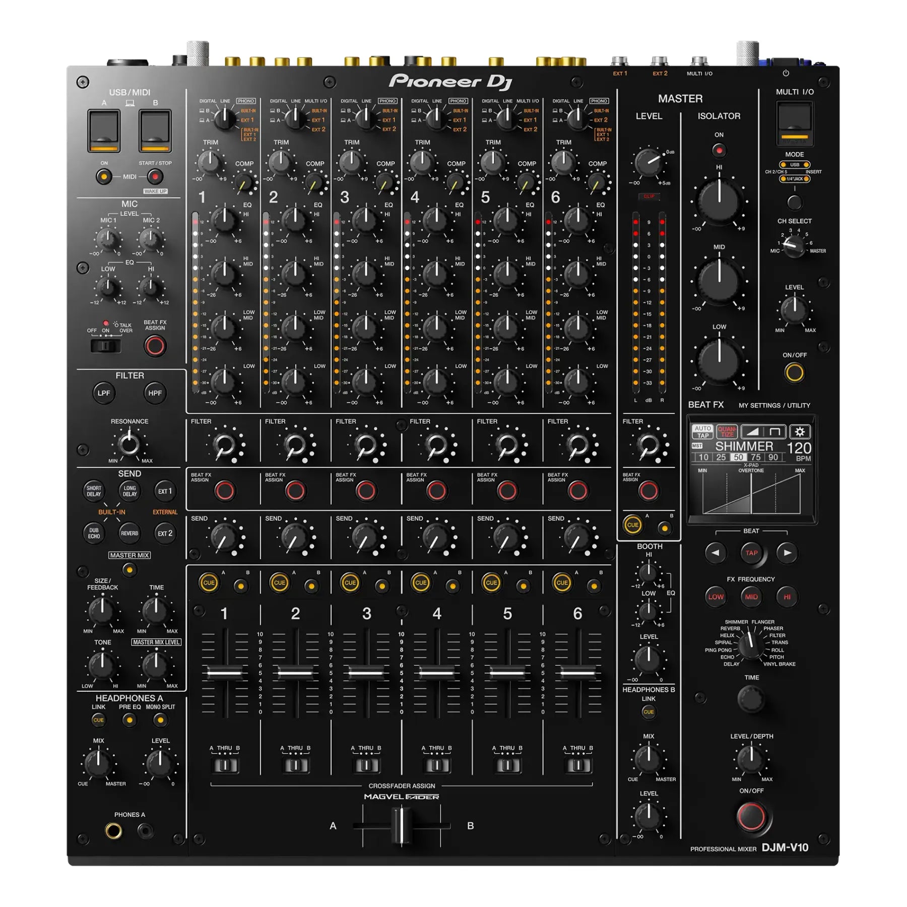 Pioneer DJM V10 6-Channel Professional Mixer