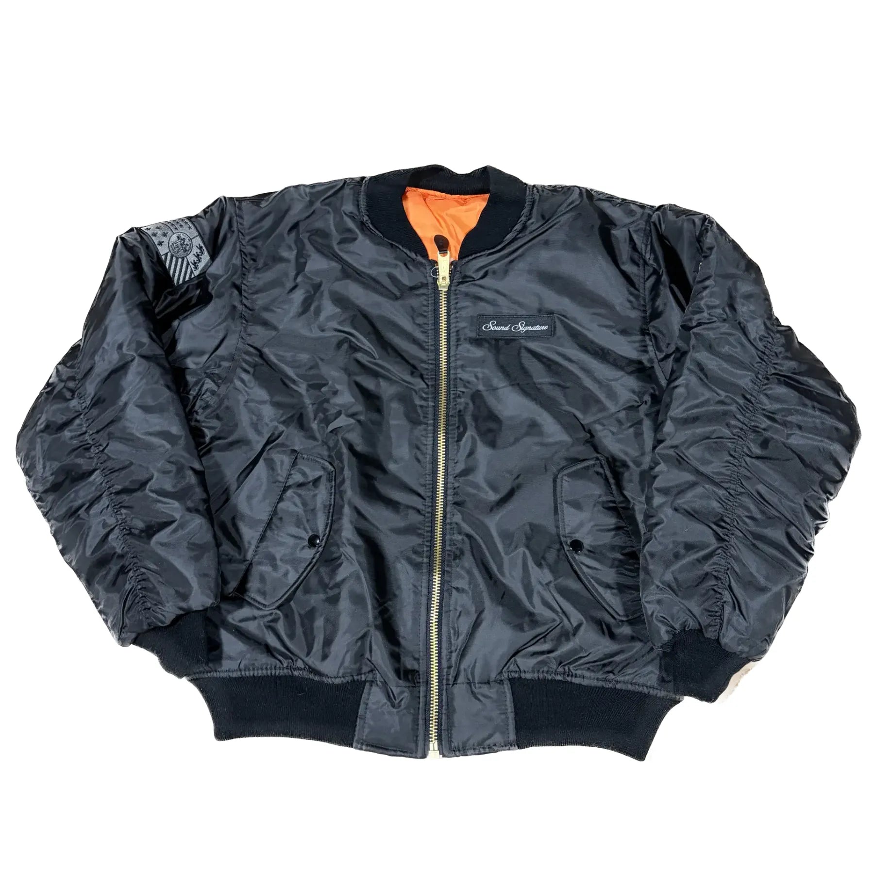 Sound Signature Flight Jacket (BK/OR)
