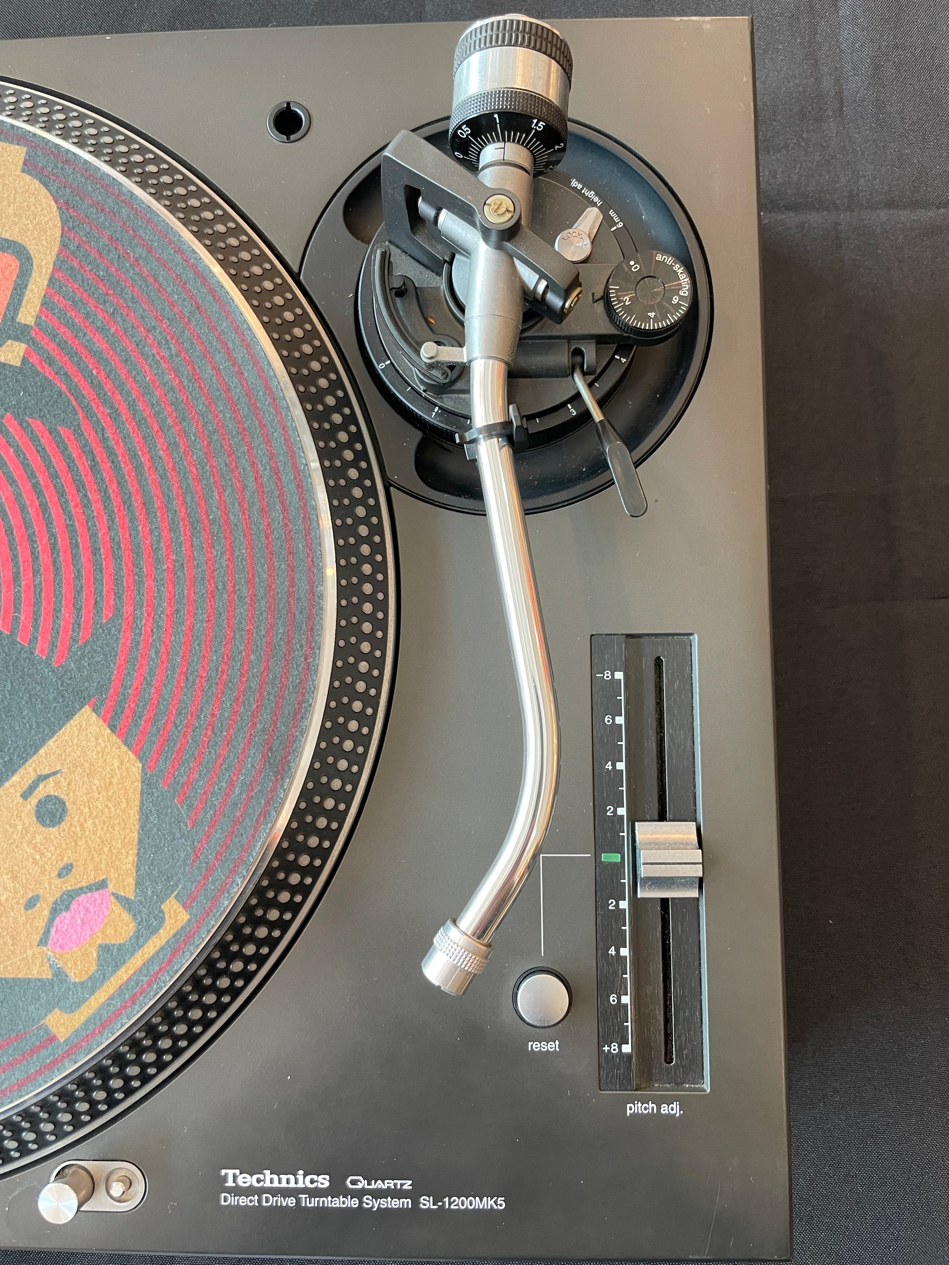 (Second Hand) Technics SL-1200MK5 Black Direct Drive Turntable