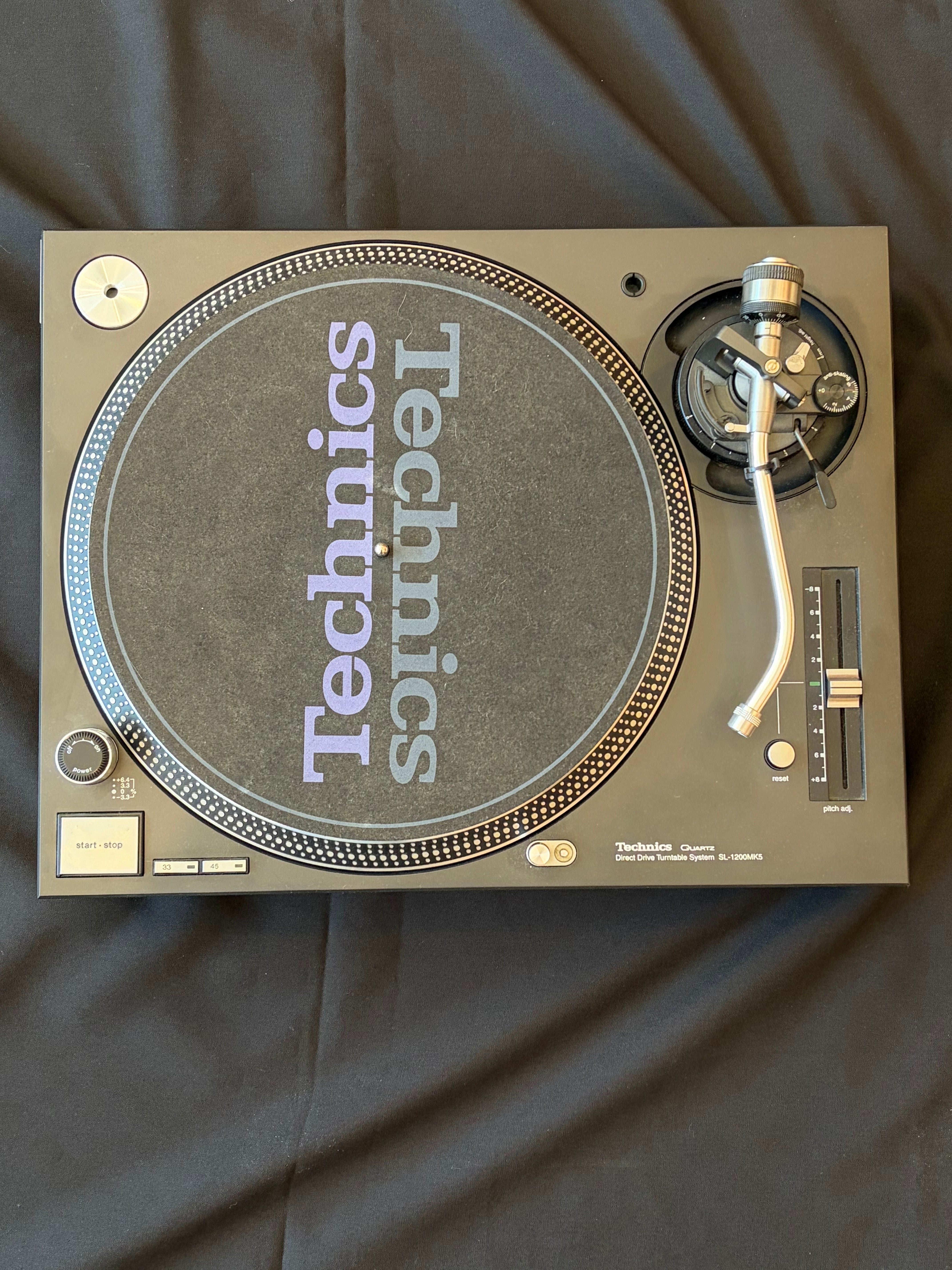 Technics SL-1200 MK5 Black (secondhand) TMK21