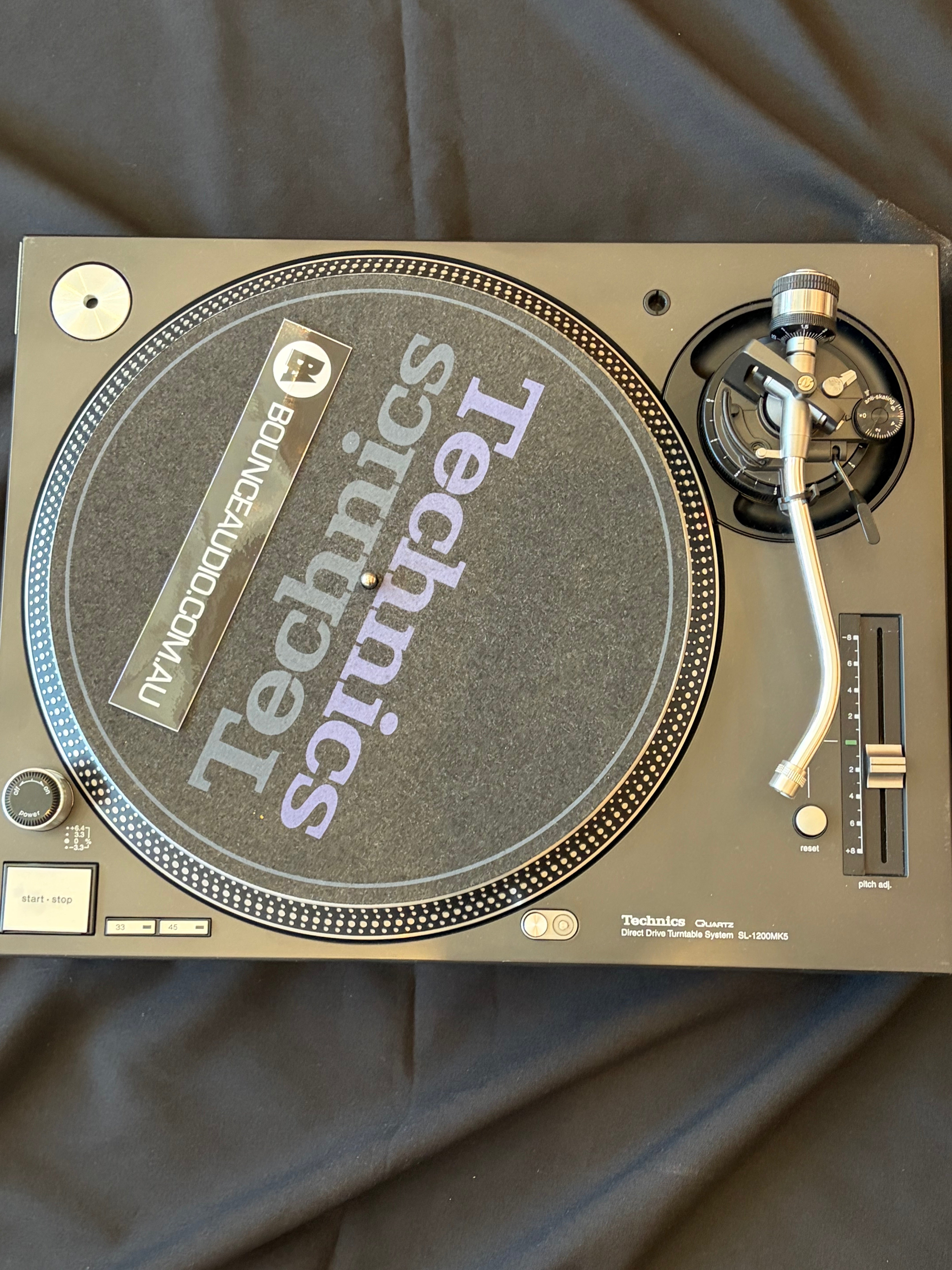 Technics SL-1200 MK5 Black (secondhand) TMK20