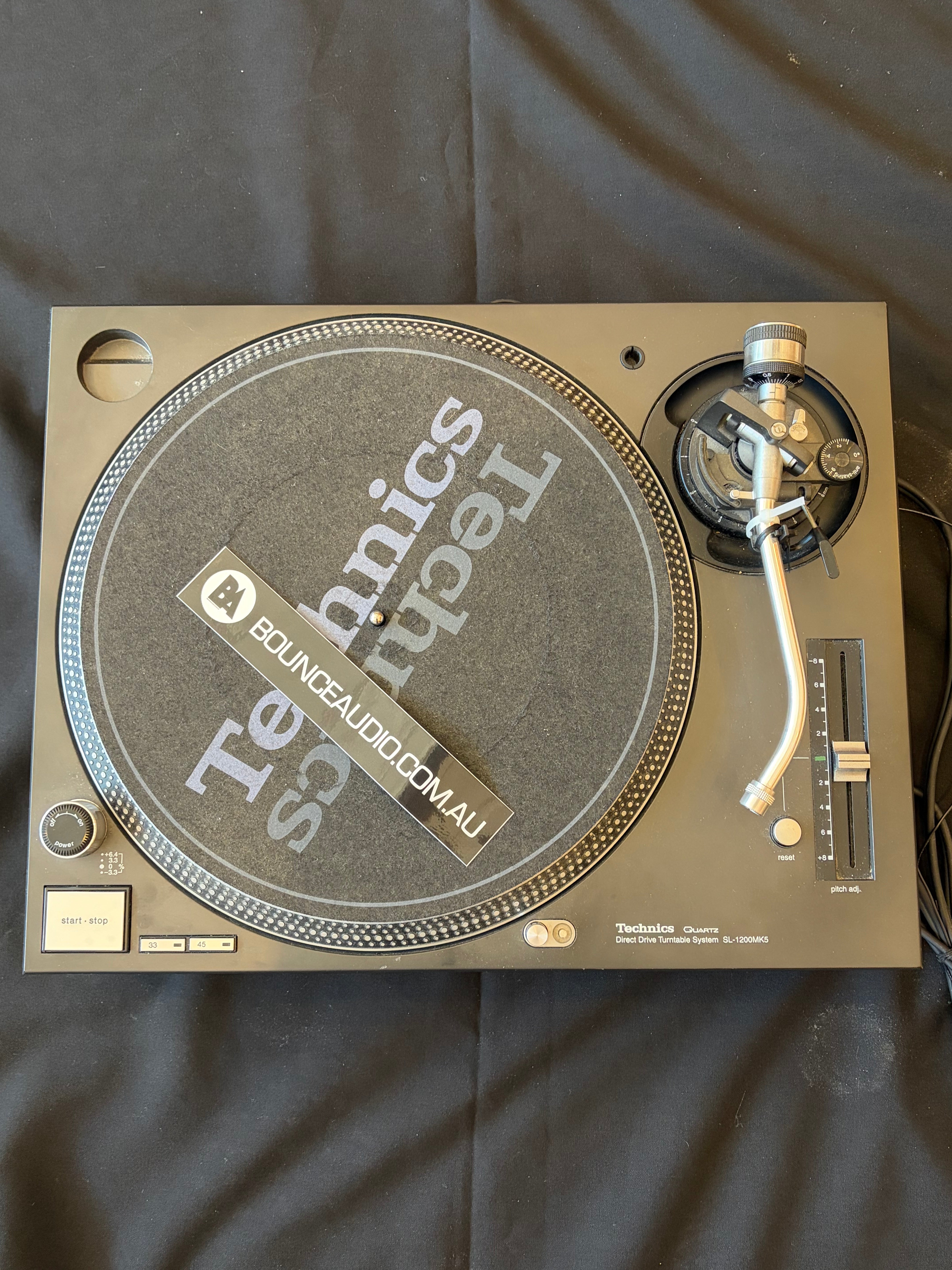 Technics SL-1200 MK5 Black (secondhand) TMK22