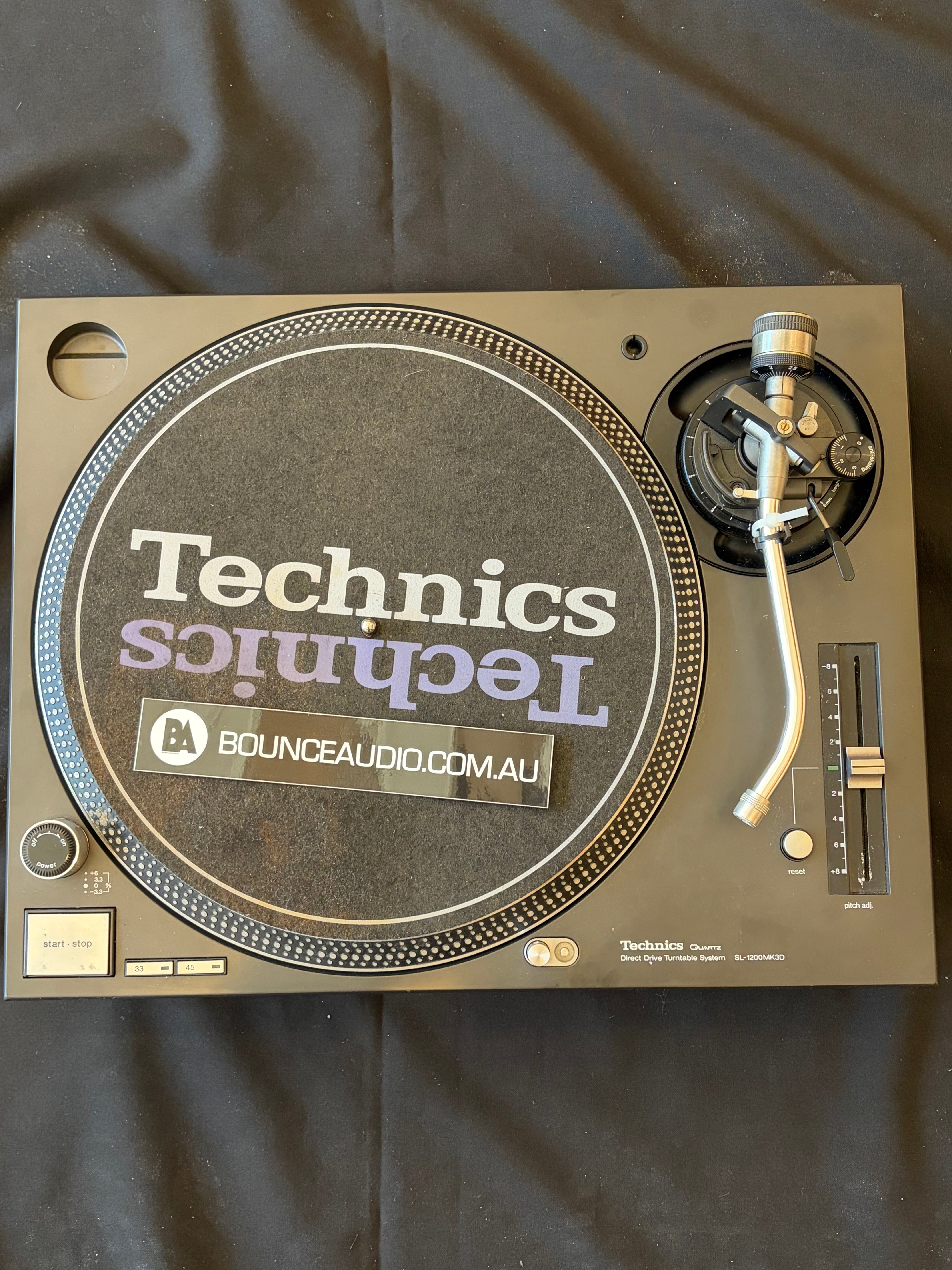 Technics SL-1200 MK3D Black (secondhand) TMK25