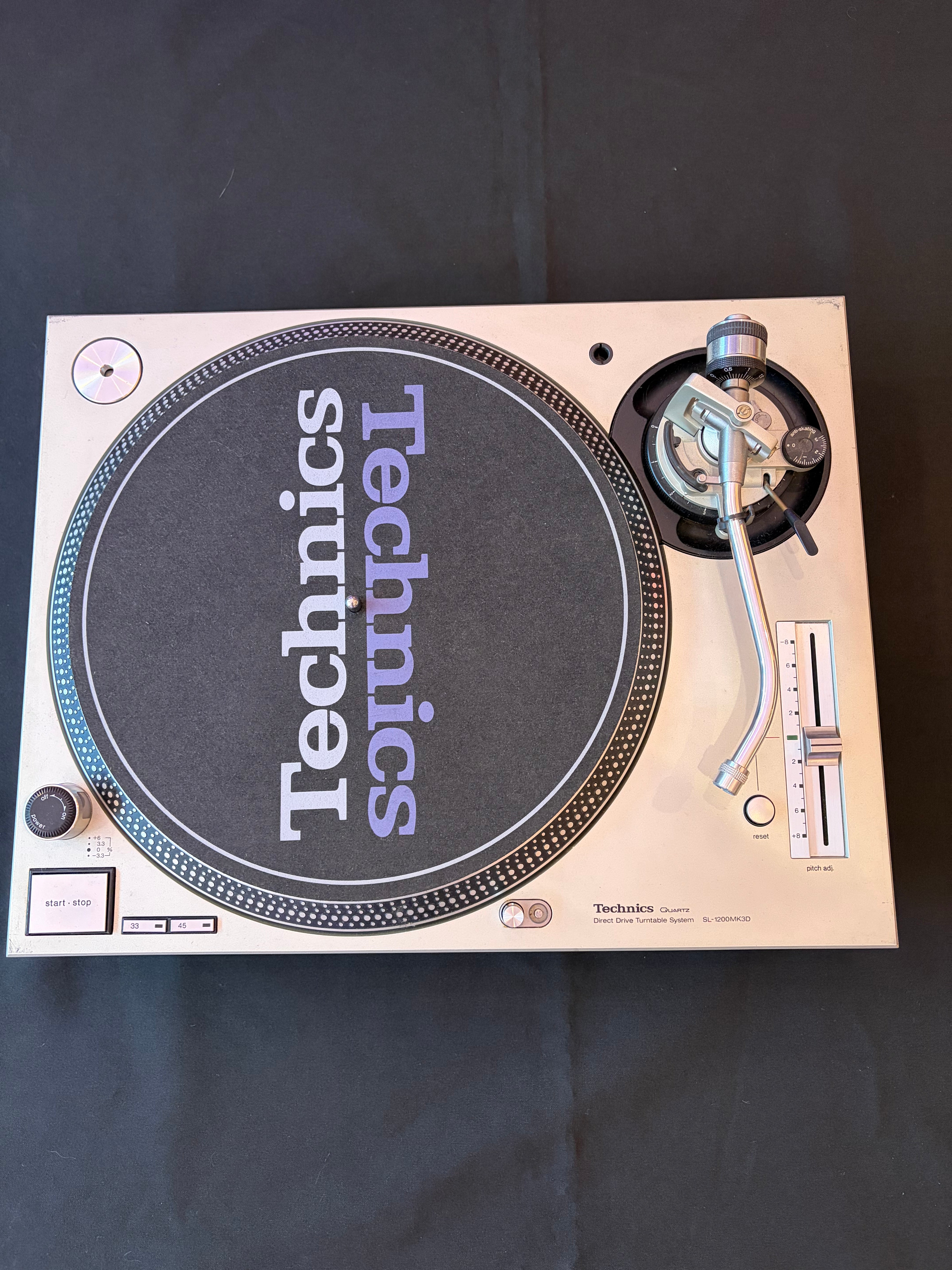 Technics SL-1200 MK3D Silver Direct Drive Turntable (secondhand) TMK31