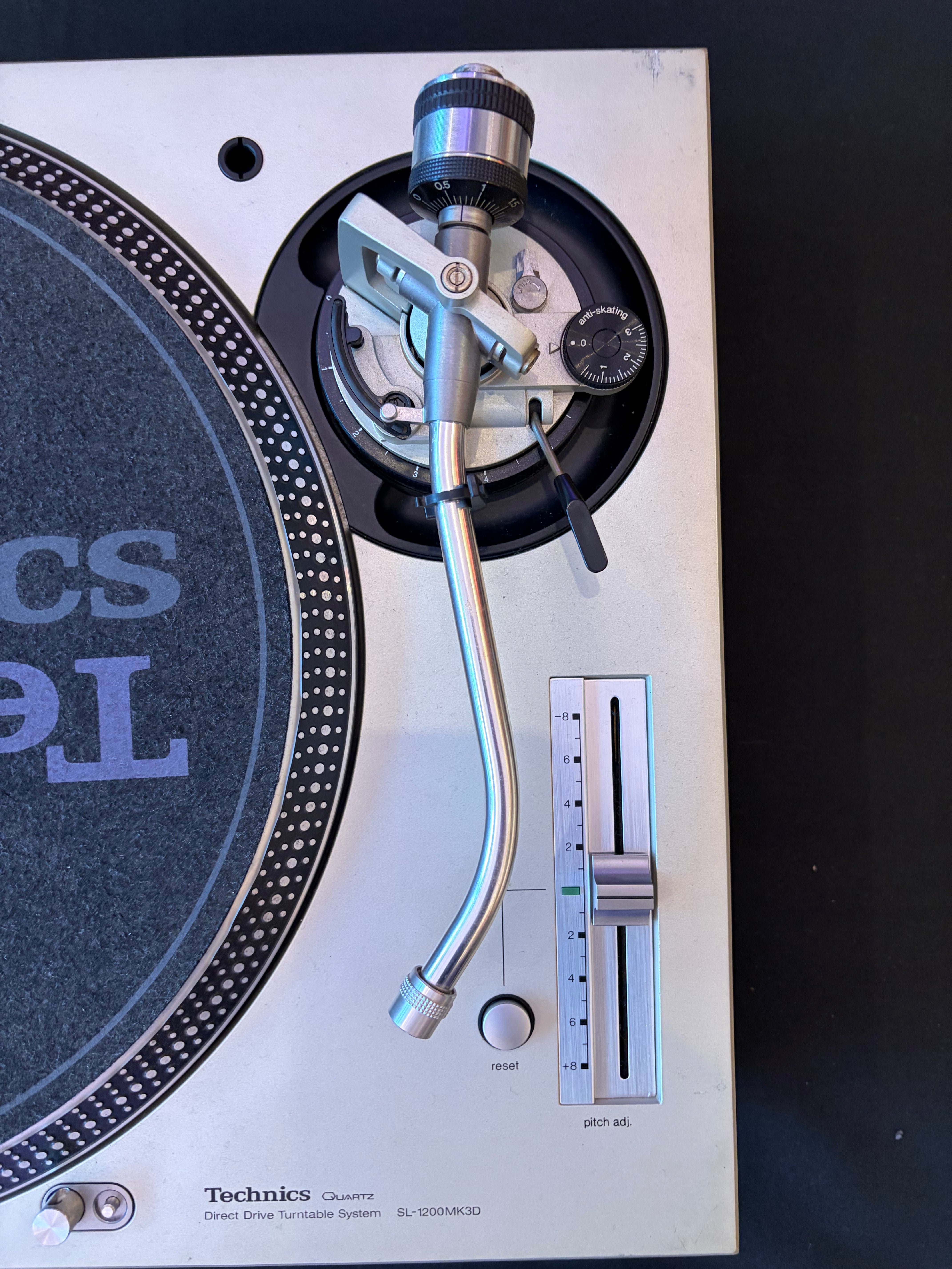 Technics SL-1200 Mk3D Silver Direct Drive Turntable (secondhand) TMK32