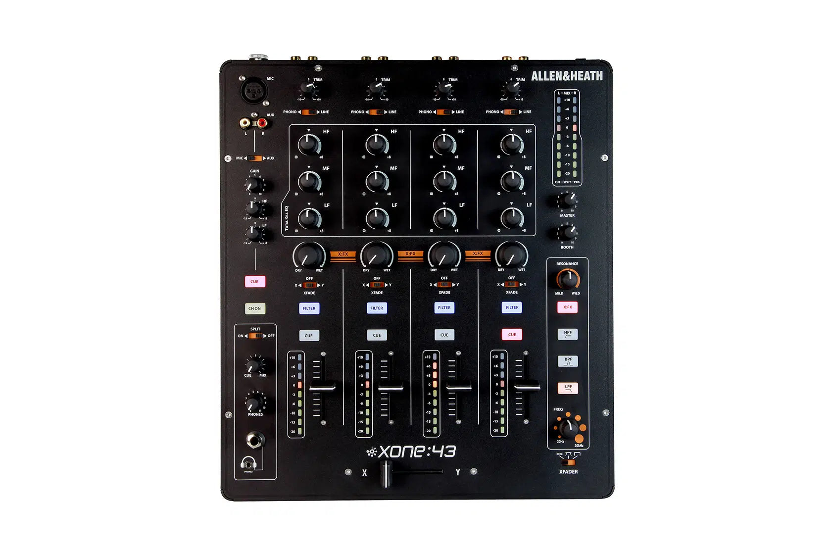 Allen & Heath Xone:43 — 4+1 Channel Analogue DJ Mixer