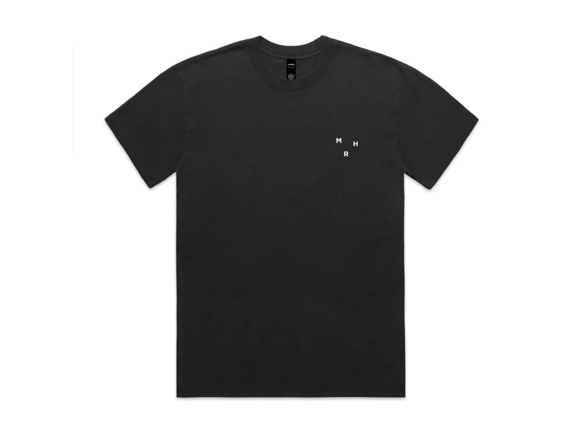 Modern Hypnosis Records - Heavyweight Tee: Faded Black