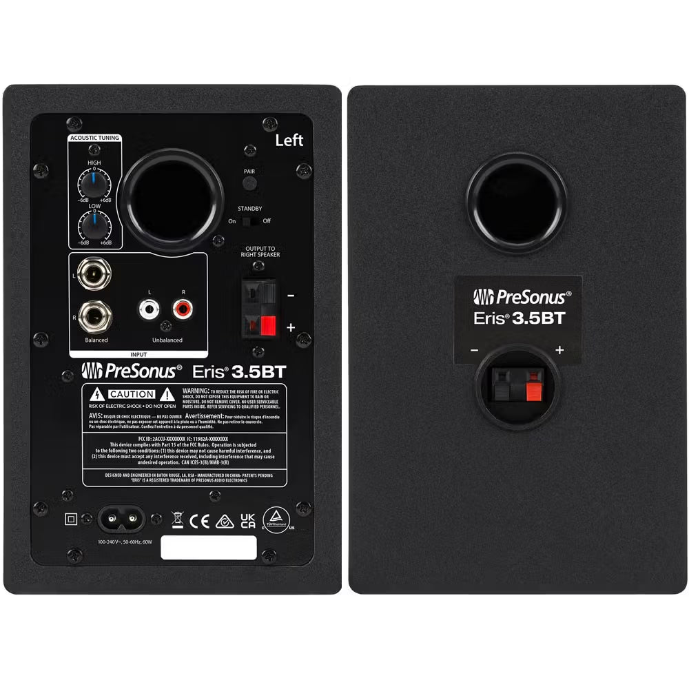 Presonus Eris E3.5BT Gen2 3.5" Active Monitors w/ Bluetooth (Pair)