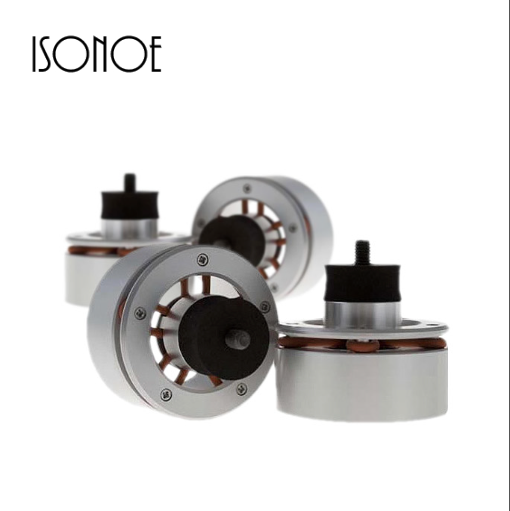 Isonoe Audio Isolation System Feet Silver