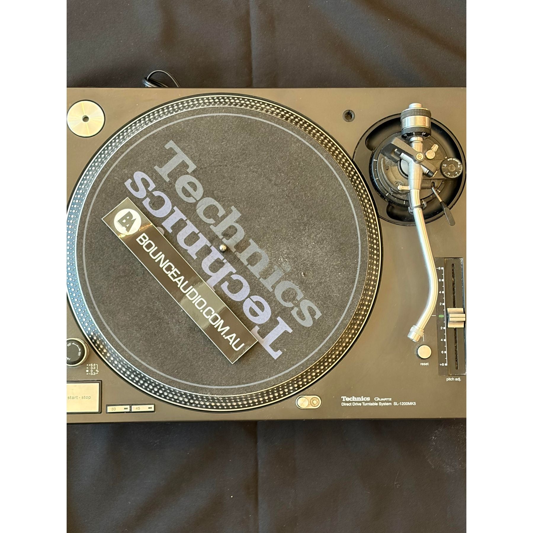 Technics SL-1200 MK5 Black (secondhand) TMK24
