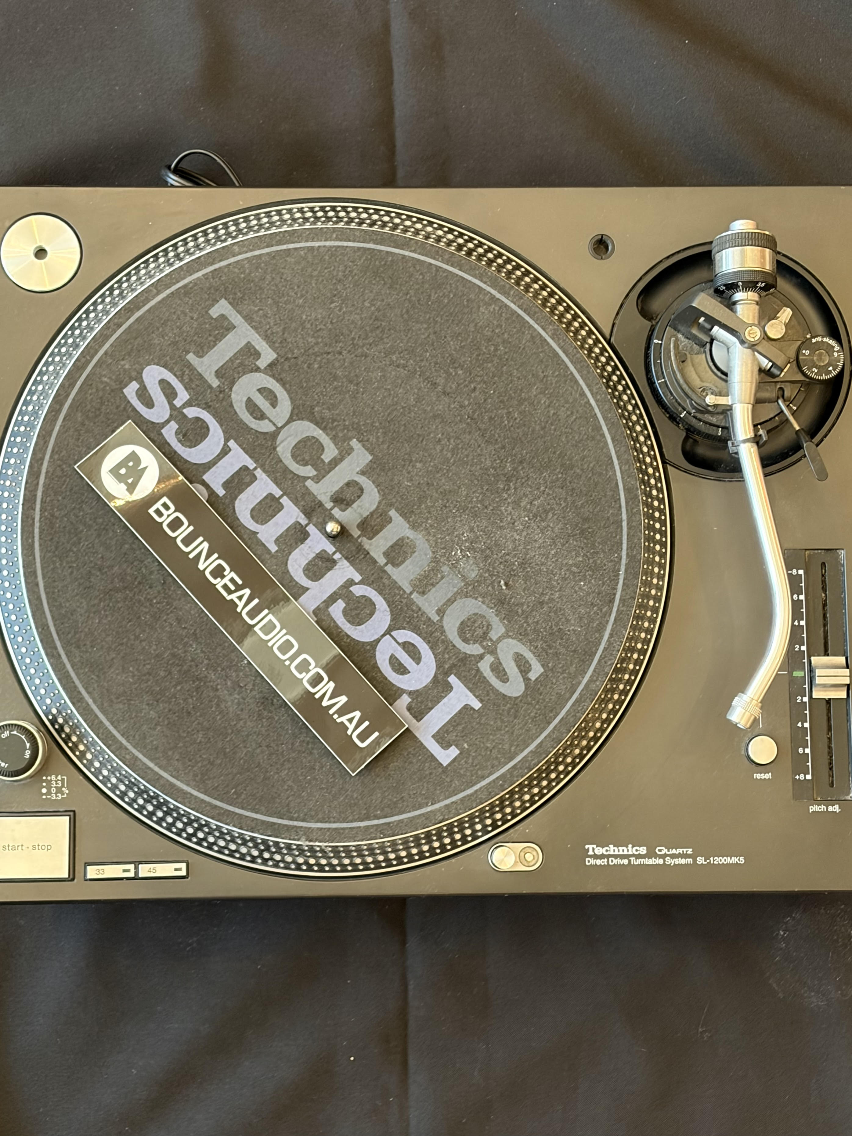 Technics SL-1200 MK5 Black (secondhand) TMK24