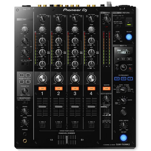 Pioneer DJM750MK2 4-Channel DJ Mixer w/ Club DNA