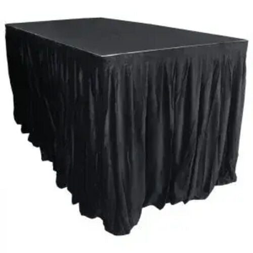 900mm Black Velour Stage Skirt