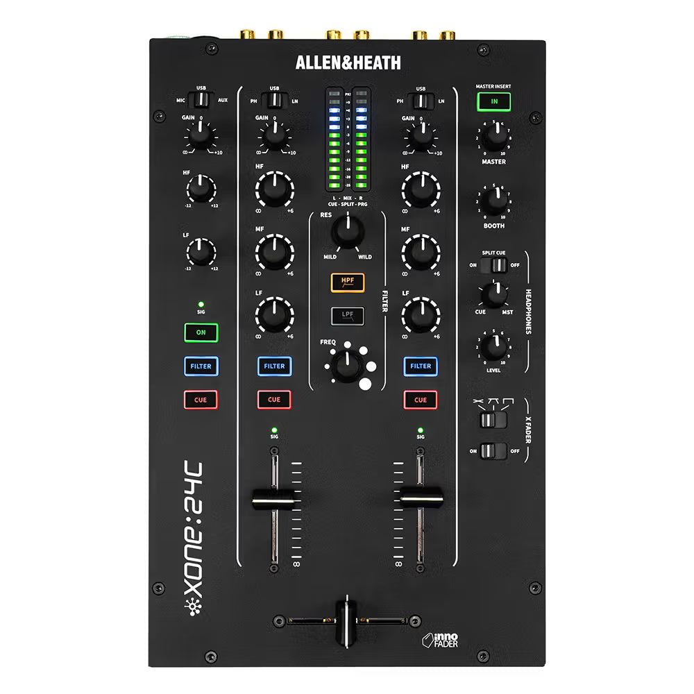 Allen & Heath Xone:24C 2+1 Channel Analogue DJ Mixer with USB Interface