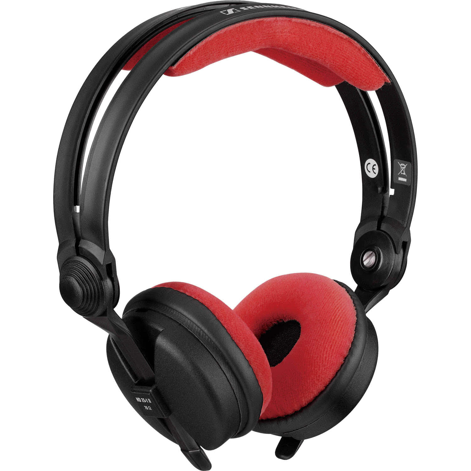 Zomo - Replacement earpads &amp; headband pad set for Sennheiser HD25 headphones Cactus (Red velour)
